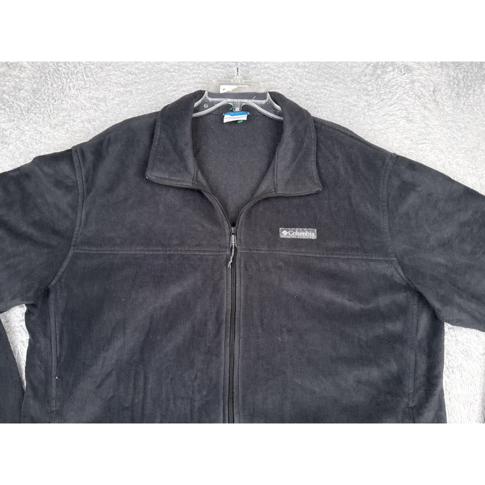 Vintage Columbia Jacket Mens 2XL Black Full Zip Pockets Fleece Outdoor Hiking Warm Size US XXL / EU 58 / 5 - 4 Thumbnail