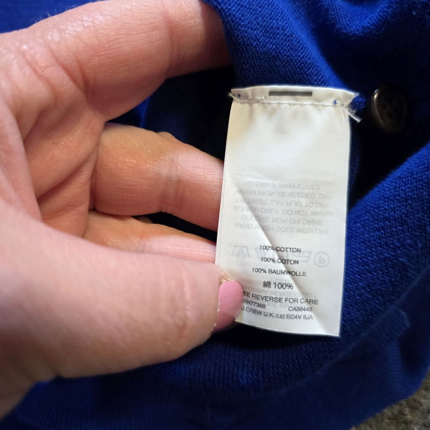J.Crew J.CREW Sweater Cardigan Womens XS Blue Cotton Button Long Casual Capsule Size XS / US 0-2 / IT 36-38 - 7 Thumbnail