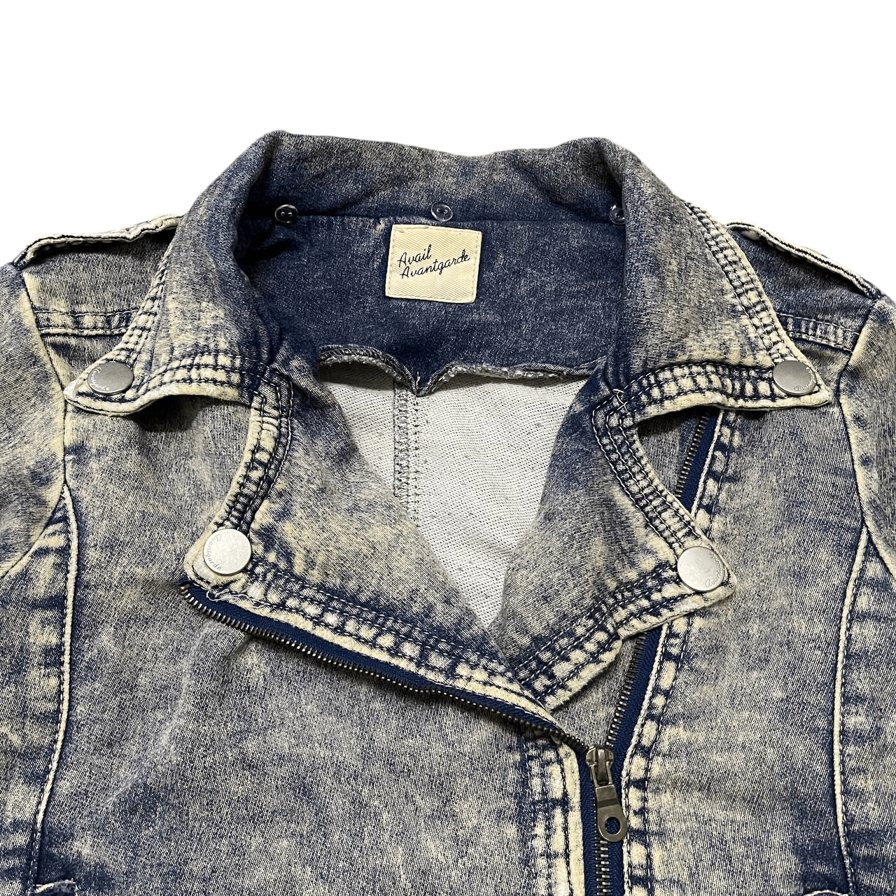 Japanese Brand Vintage Avail Avant Garde Motorcycle Distressed Jacket Size L / US 10 / IT 46 - 7 Thumbnail