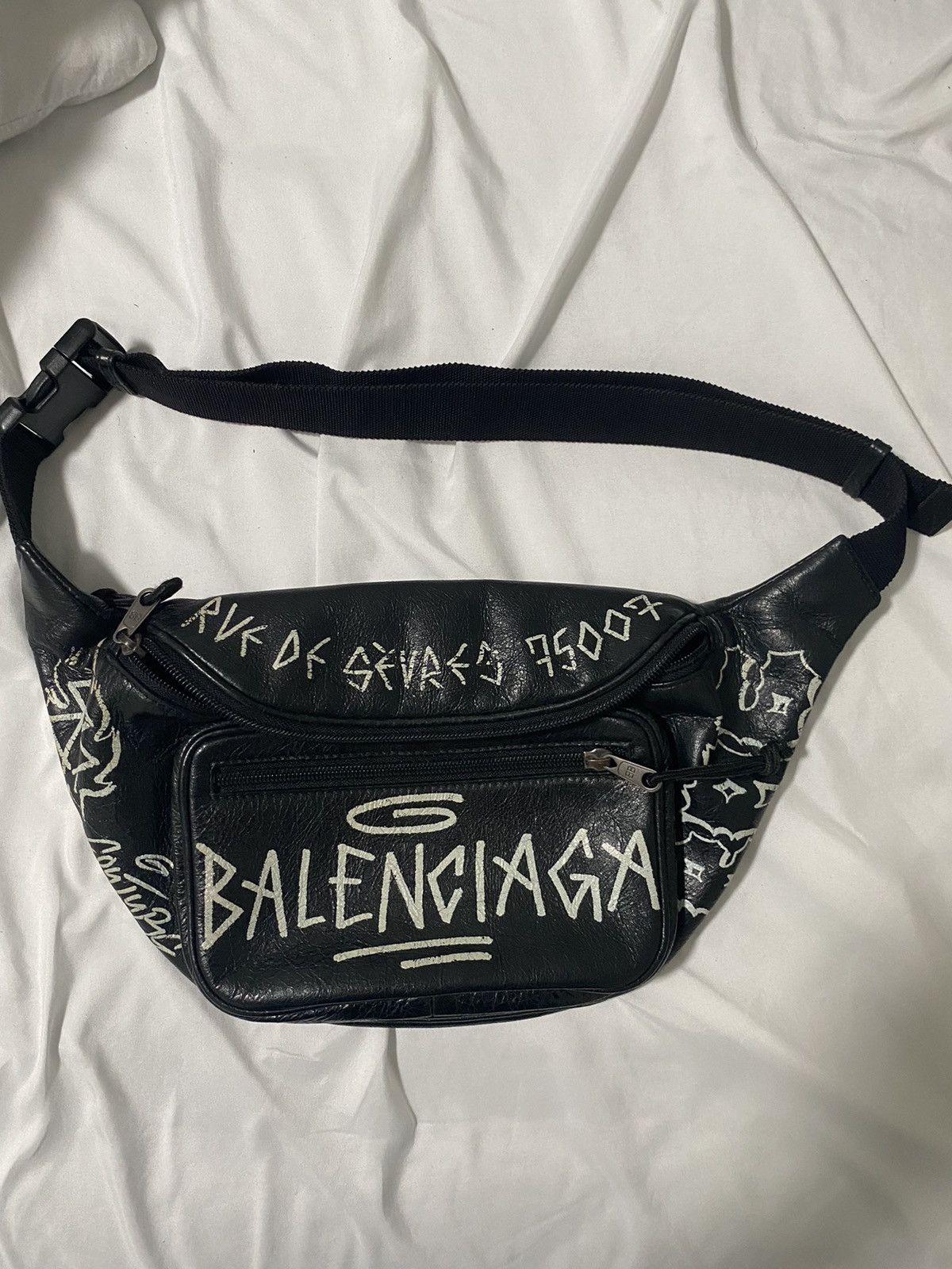 Balenciaga Balenciaga Graffiti Belt Bag Grailed