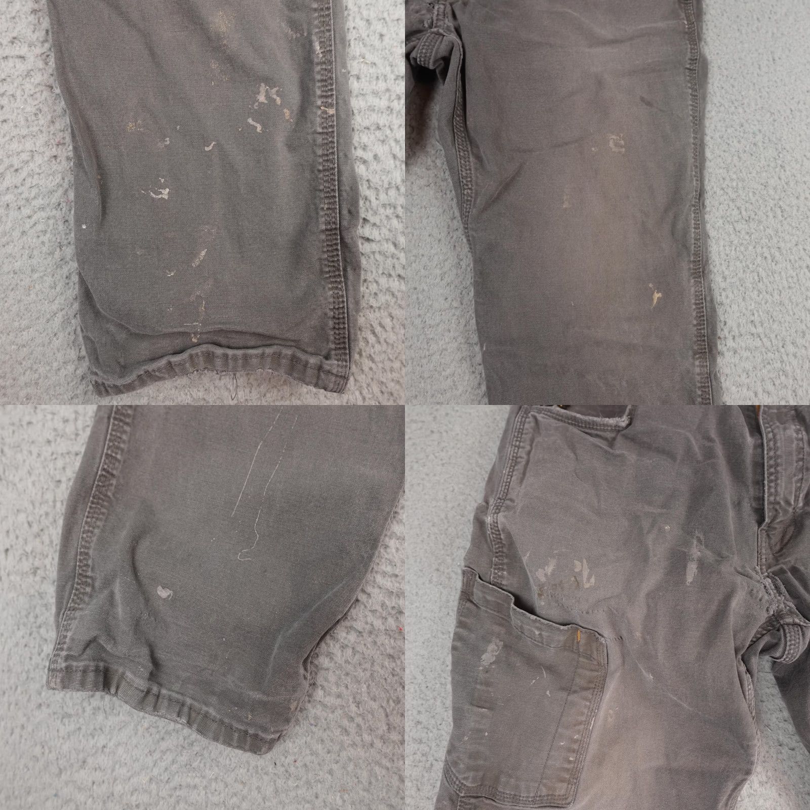 Ariat Ariat Rebar M4 Pants Mens 36x30 Fits 32x26 Gray Relaxed Straight Canvas Work Size US 36 / EU 52 - 8 Thumbnail