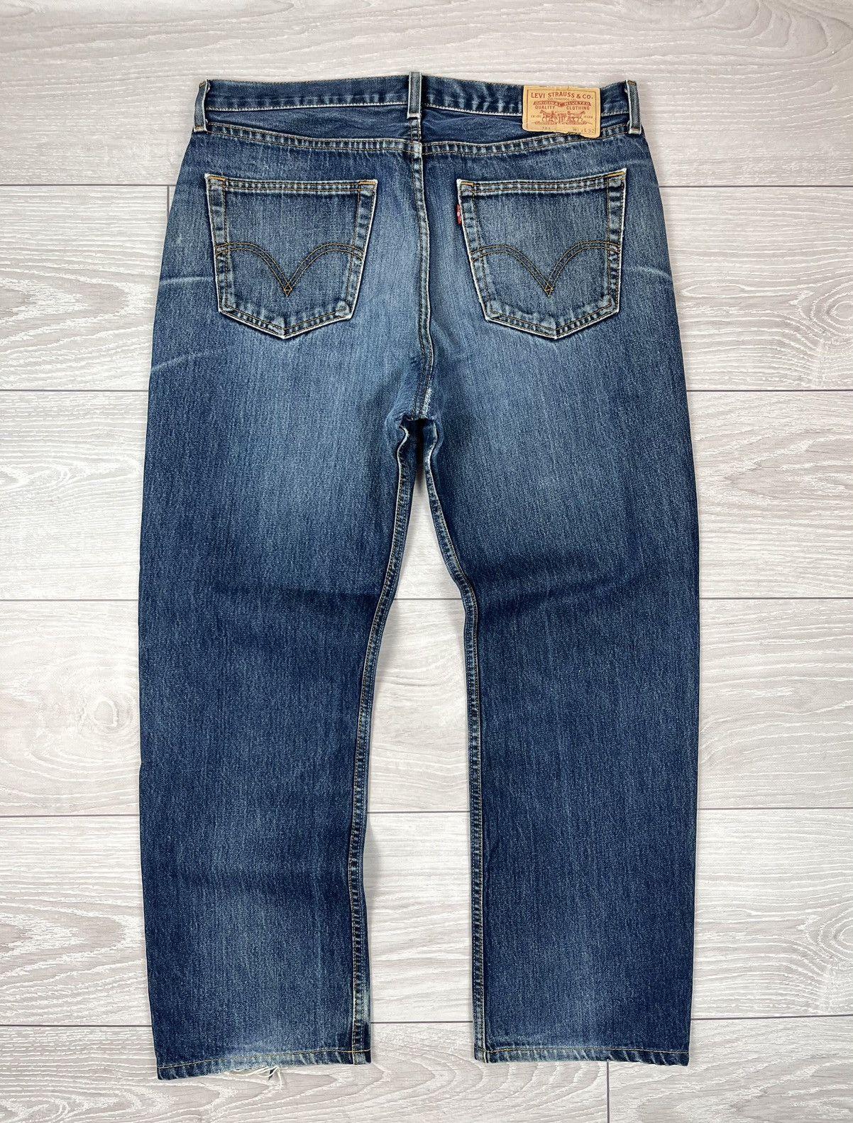 Levi's Levi’s 751 Vintage Washed Blue Denim Jeans Pants 36x32 Size US 36 / EU 52 - 2 Thumbnail