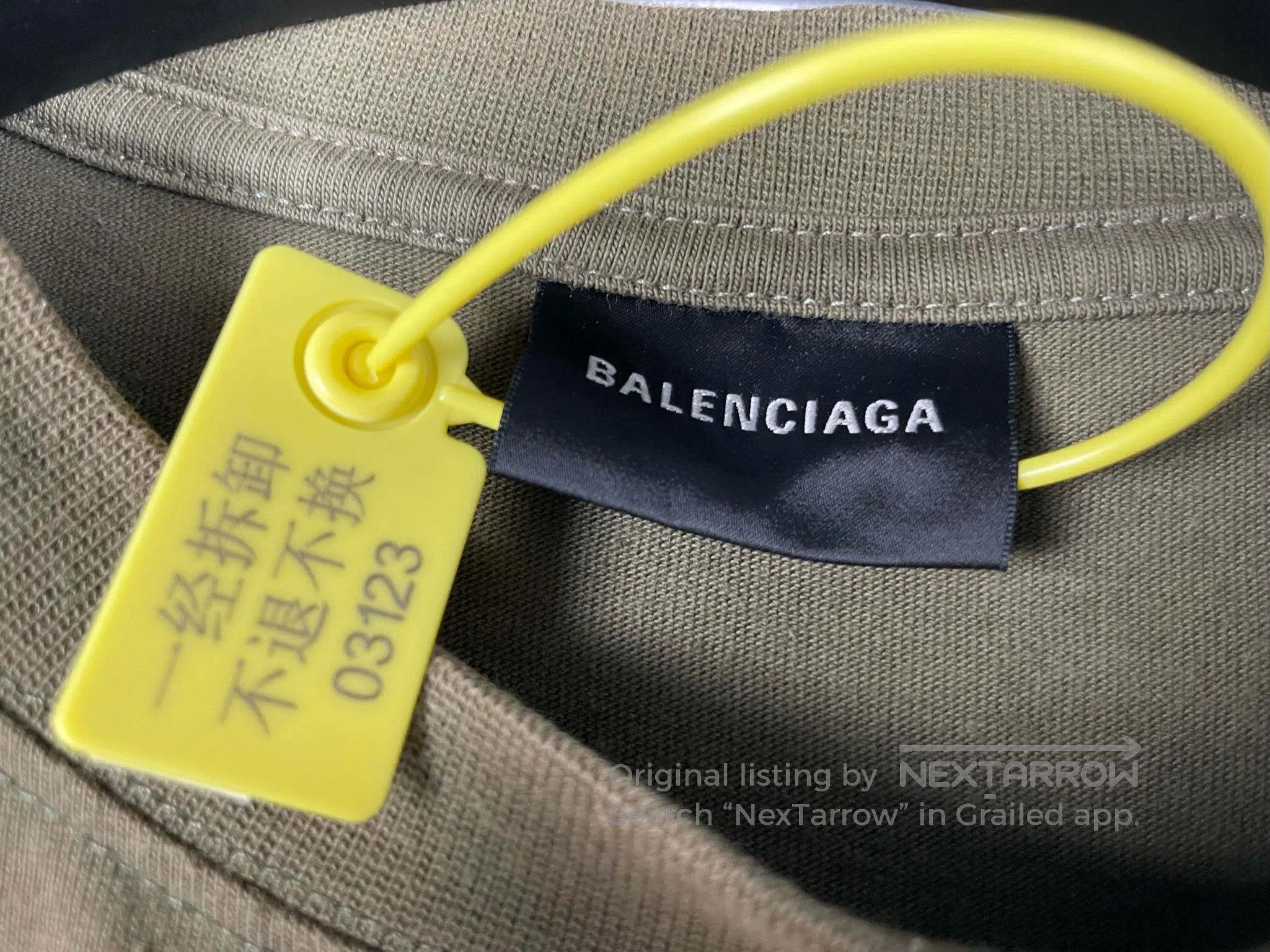 Balenciaga Balenciaga Embroidered Wave Logo Short Sleeve Size US XS / EU 42 / 0 - 6 Thumbnail