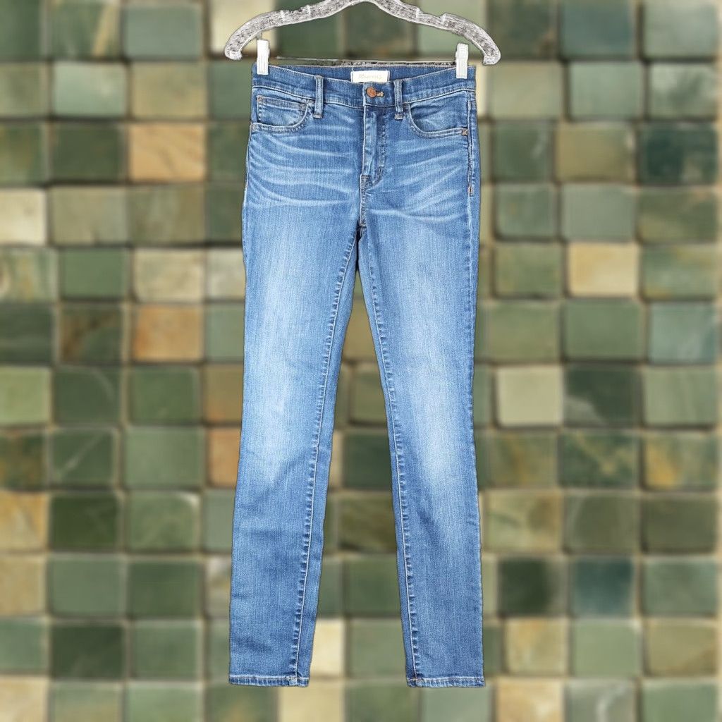 Madewell Madewell Womens Roadtripper Skinny Blue Jeans Size 24 Size 42" / US 20 - 1 Thumbnail
