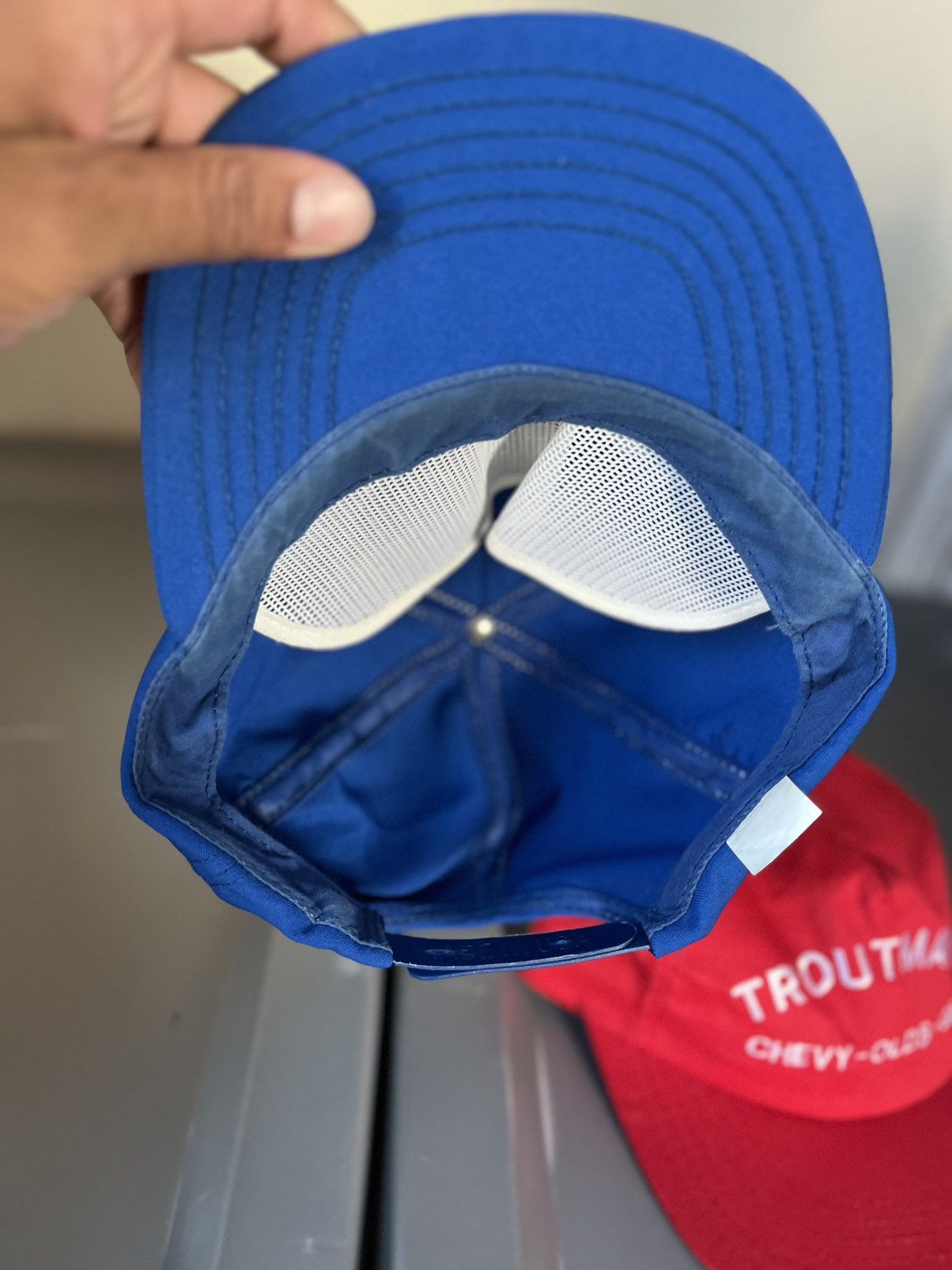 Delong vintage 90s trucker made usa snapback 2 bundle hat chevy car Size ONE SIZE - 2 Thumbnail