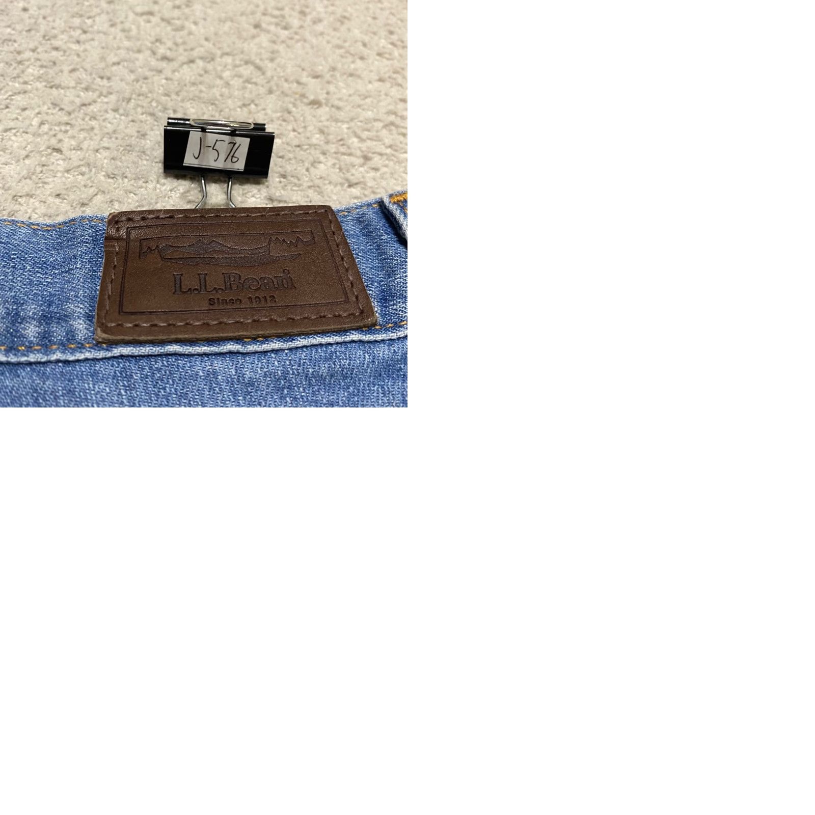 Vintage L.L. Beans Womens sz 18 Jeans Blue Denim Medium Wash Relaxed Straight High Rise Size 25" / US 0 / IT 36 - 9 Thumbnail