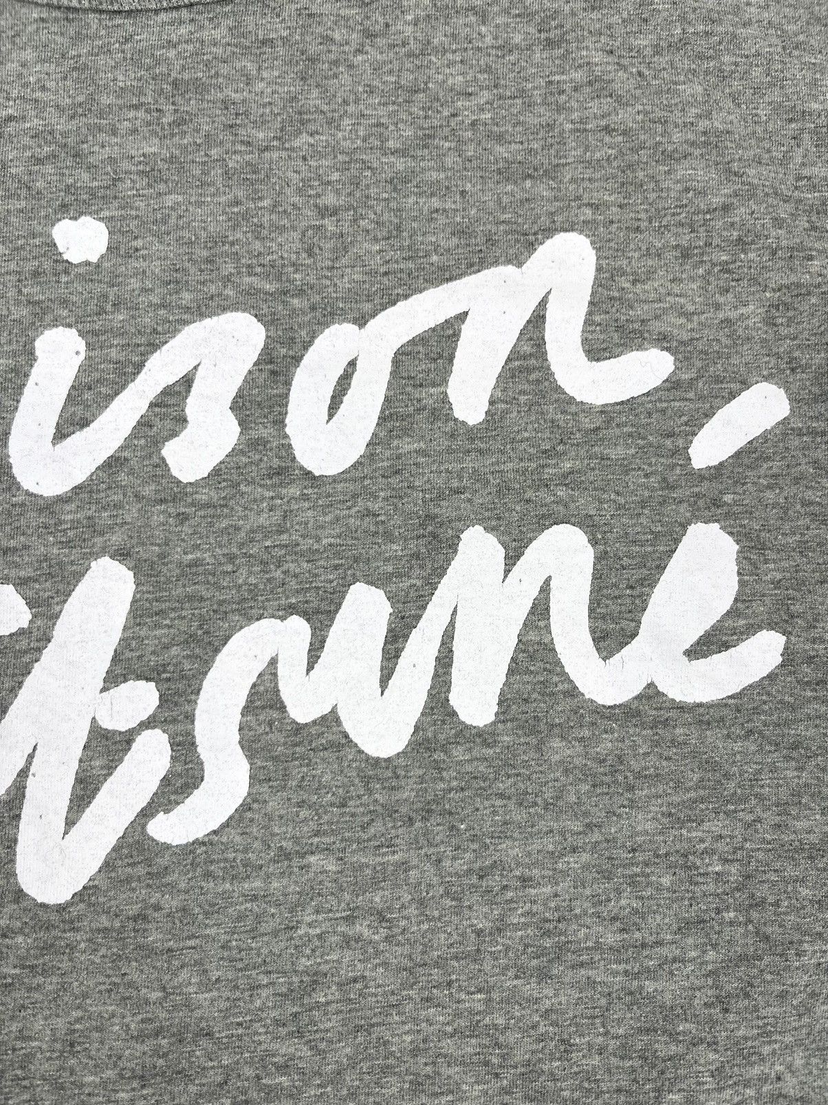 Maison Kitsune Maison Kitsune Grey Cotton Logo T Shirt Size US M / EU 48-50 / 2 - 7 Thumbnail