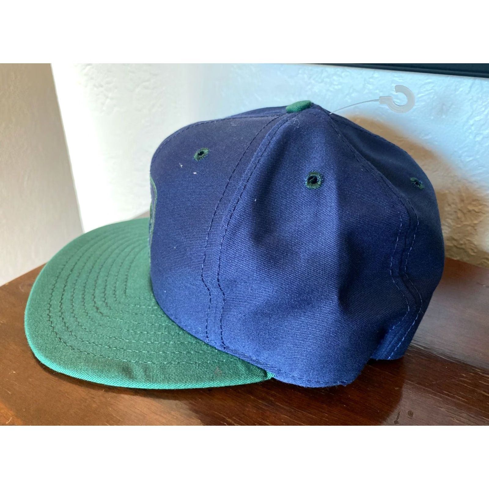 Vintage VINTAGE John Deere Denim Blue Trucker Hat Patch Snapback Made in USA Mens One Size DS Size ONE SIZE - 2 Thumbnail