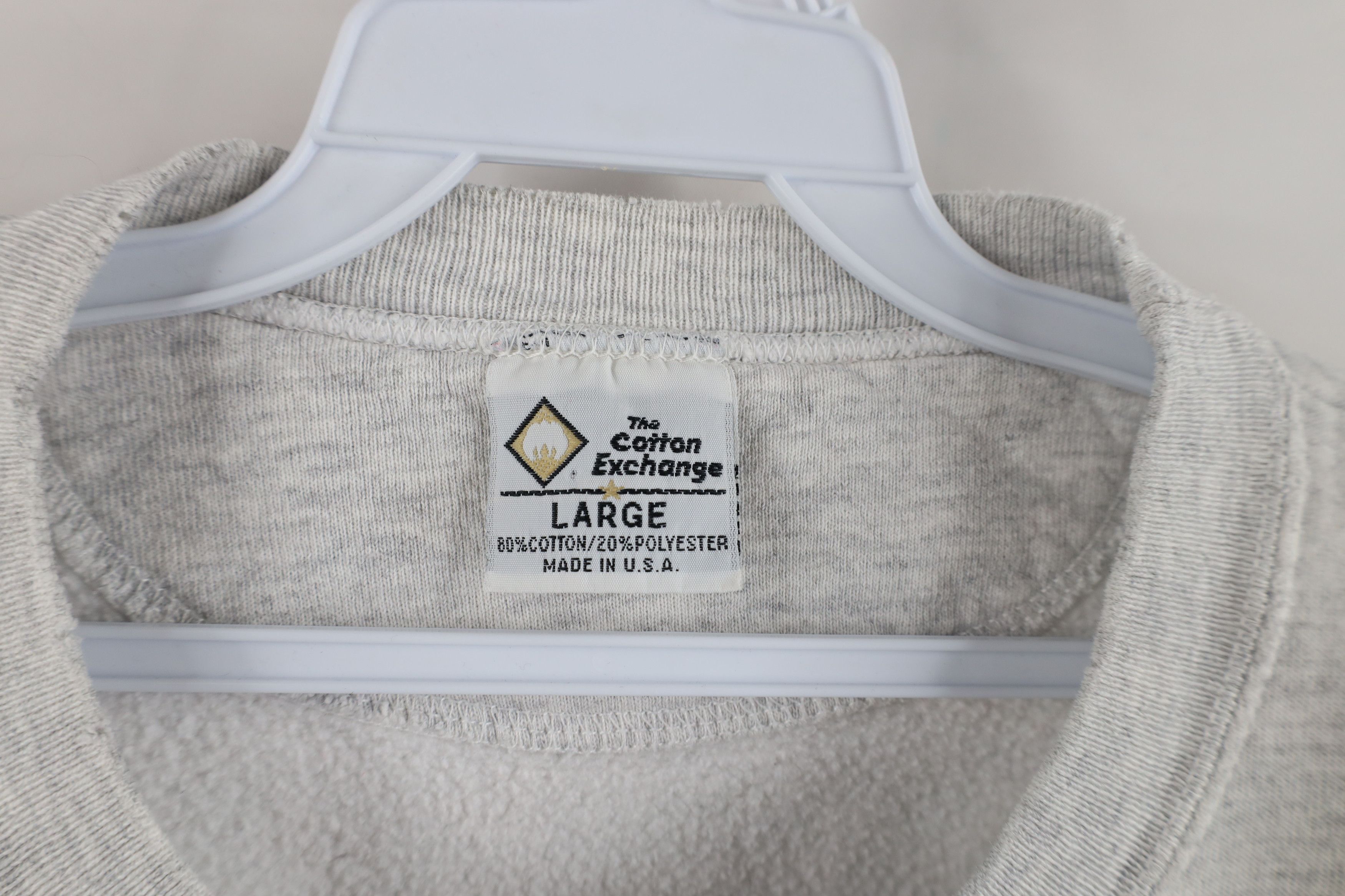 Vintage Vintage 90s Spell Out University of Michigan Sweatshirt USA Size L / US 10 / IT 46 - 4 Thumbnail