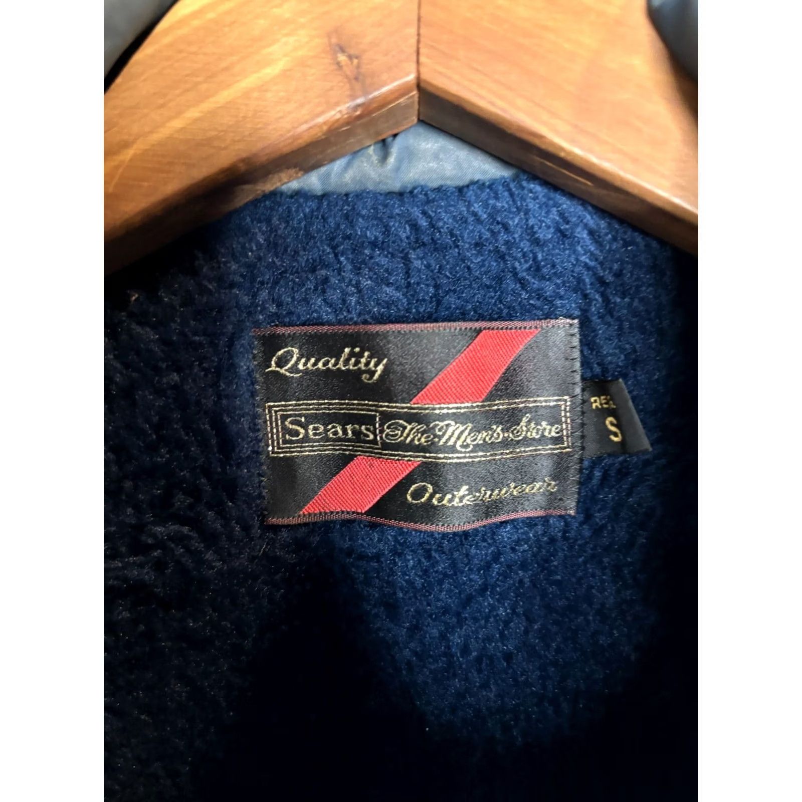 Sears VINTAGE Sears 80s Jacket Windbreaker Men's M Blue Fleece Lining American Size US M / EU 48-50 / 2 - 4 Thumbnail