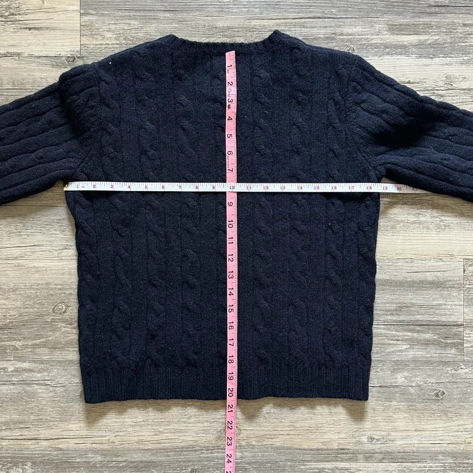 Lauren Ralph Lauren Vintage Lauren Ralph Lauren Cable Knit Crest Sweater Size M / US 6-8 / IT 42-44 - 6 Thumbnail