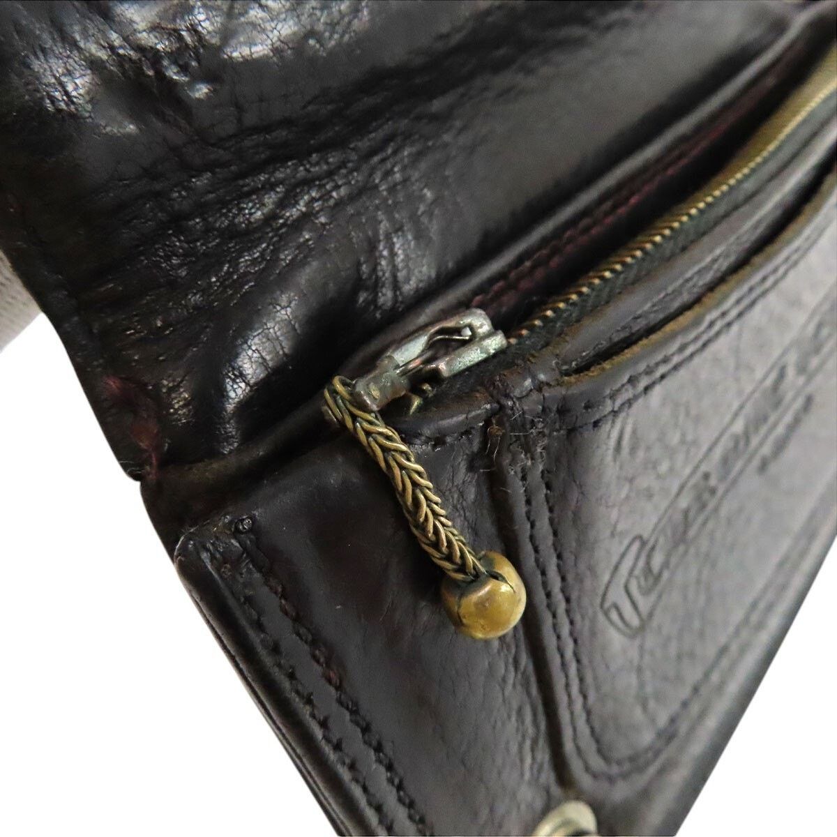 Chrome Hearts Chrome Hearts Zip Cross Button Wallet Black Size ONE SIZE - 8 Thumbnail