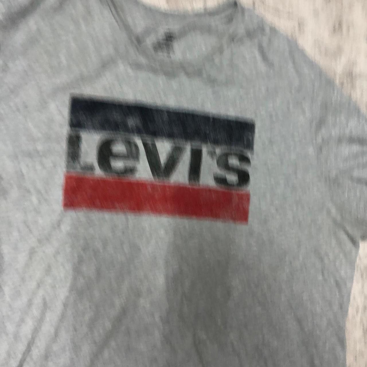 Levi's Grey Levi's cotton T-shirt #LevisTee Size US XXL / EU 58 / 5 - 2 Thumbnail