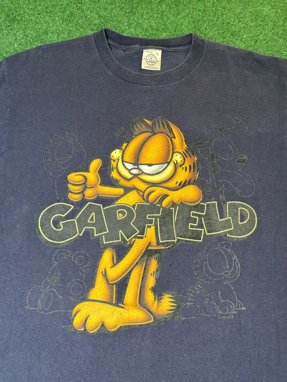 Delta × Vintage Vintage 90s Garfield Comic Strip Jim Davis Cartoon T Shirt Size US L / EU 52-54 / 3 - 2 Thumbnail