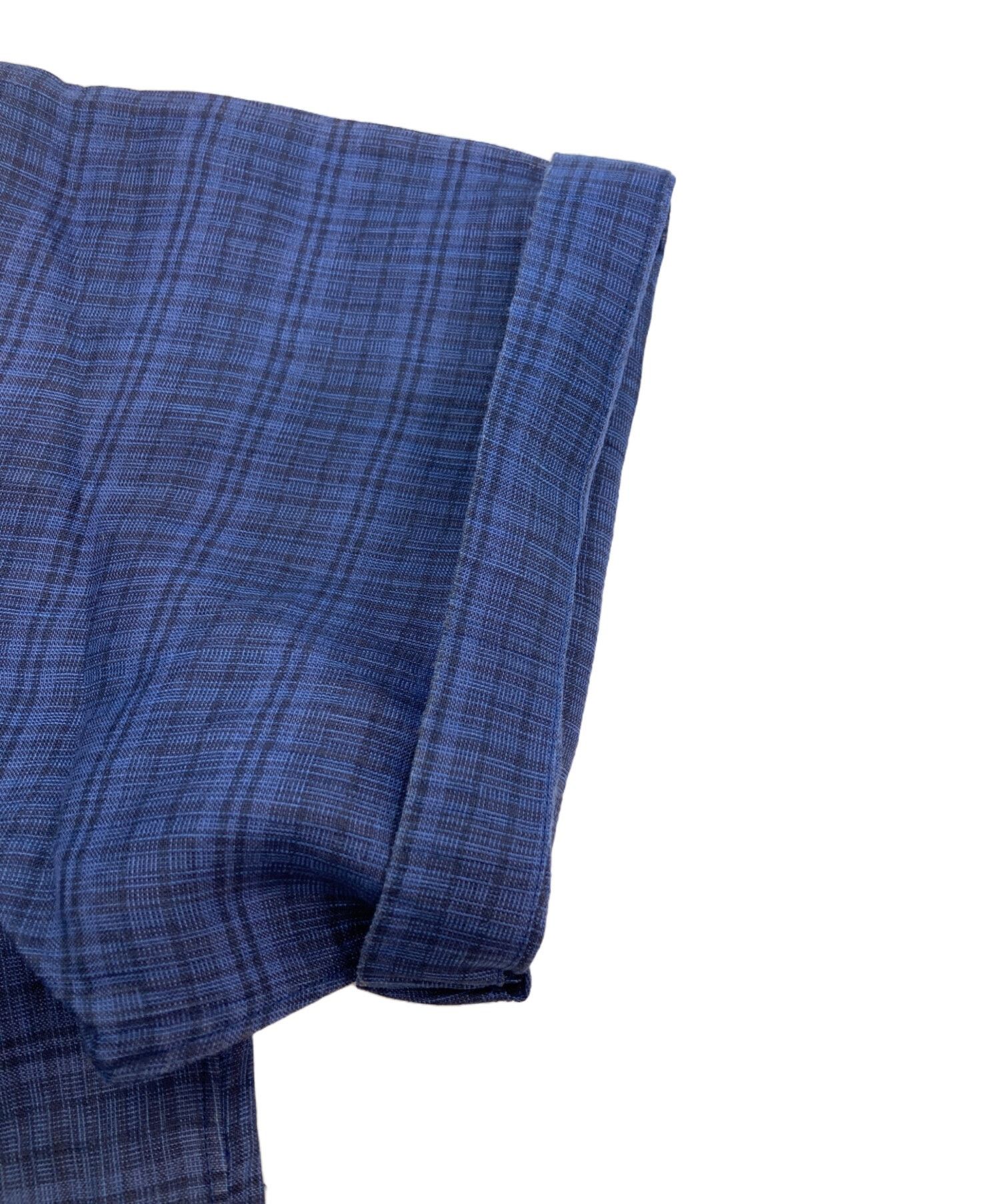 Yohji Yamamoto Checkered Linen Shirt Size US XL / EU 56 / 4 - 6 Thumbnail