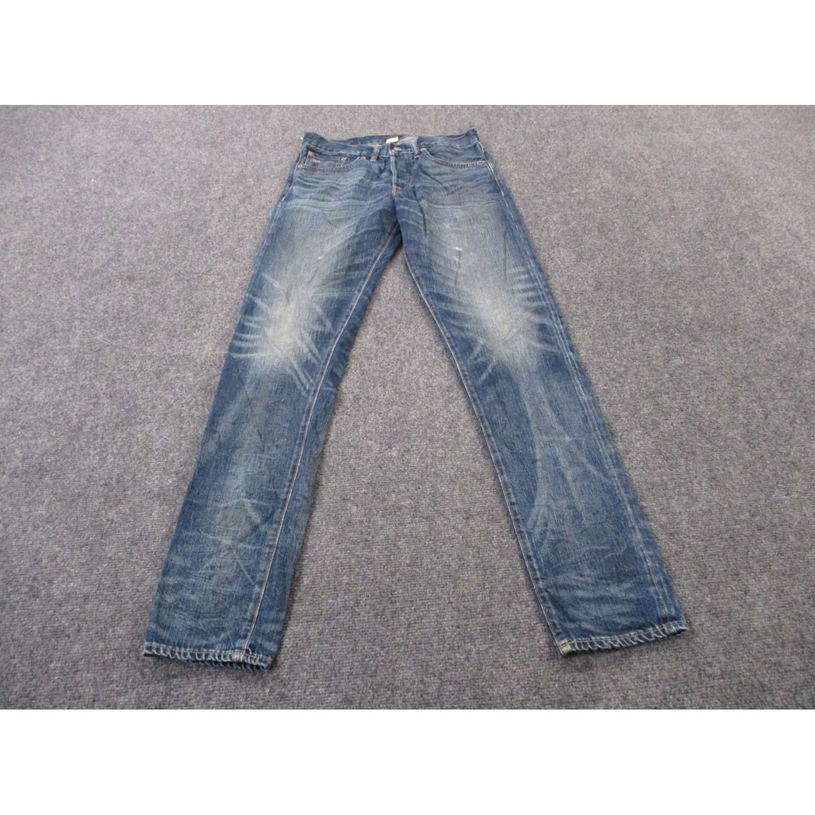 Vintage RRL Ralph Lauren Jeans Men 29 X 32 Denim Selvedge Japan Slim Straight Narrow Shirt Category Jeans Mens Regular Blue 29 Size US 28 / EU 44 - 2 Thumbnail