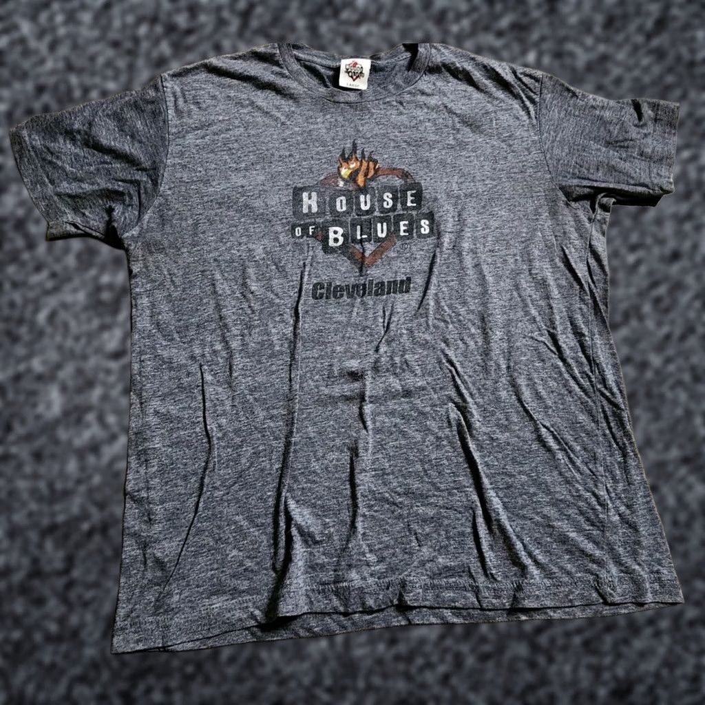 Vintage VINTAGE House of Blues Shirt Mens L 90s Cleveland OH Blue Graphic Tee Size US L / EU 52-54 / 3 - 1 Thumbnail