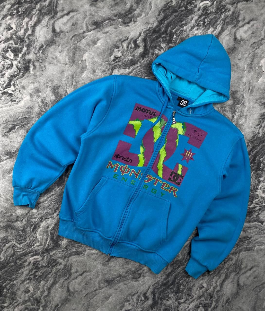 DC DC Shoes Monster Energy Alpinestars Full Zip Hooded Size US L / EU 52-54 / 3 - 1 Thumbnail