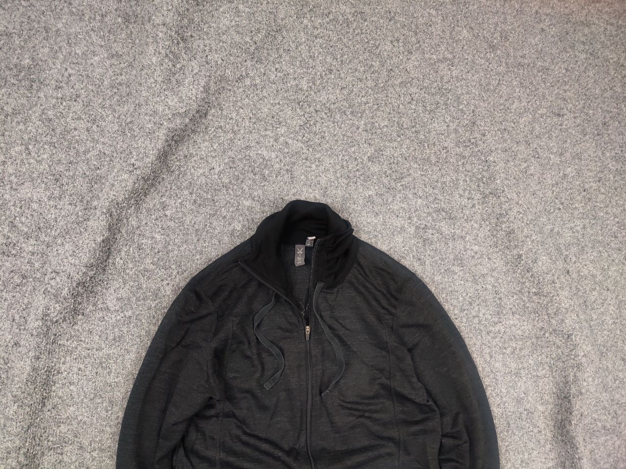Ibex Ibex Merino wool thermal Pullover Jacket Full Zip Black USA Size S / US 4 / IT 40 - 1 Thumbnail