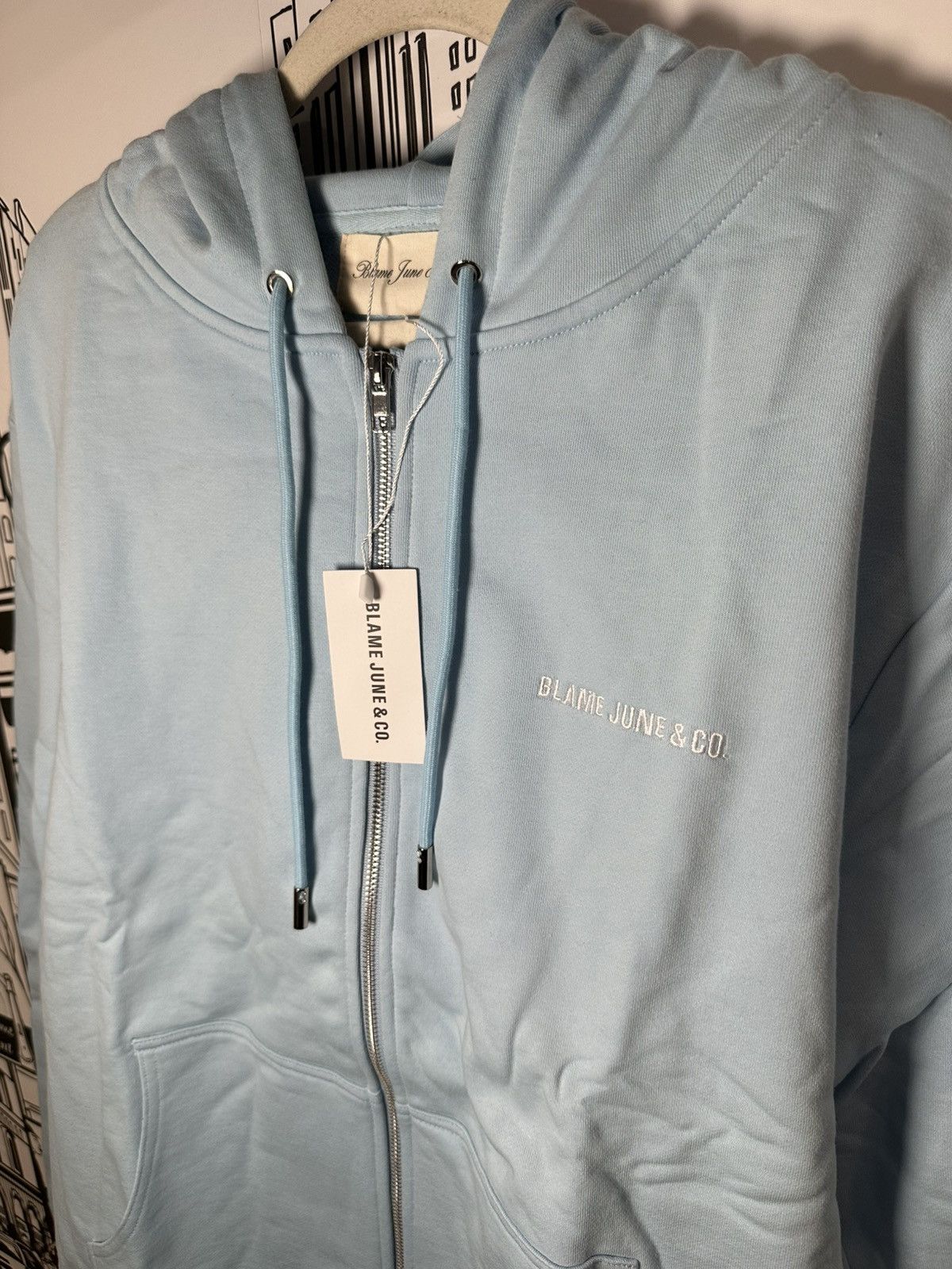 Other Blame June & Co. Gemini Hoodie 2XL Baby Blue Size US XXL / EU 58 / 5 - 6 Thumbnail