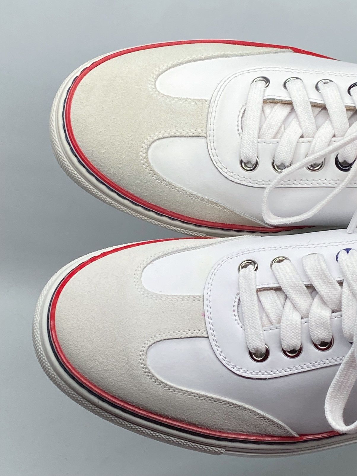Thom Browne Thom Browne Loe Top Leather Sneakers size 41/us size 8 Size US 8 / EU 41 - 10 Thumbnail