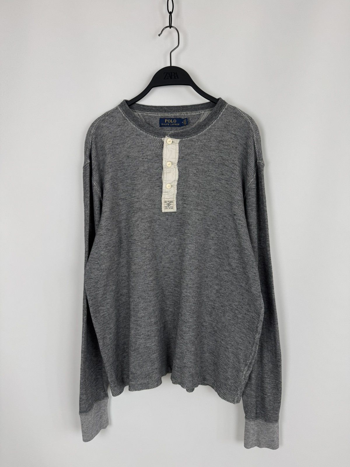 Polo Ralph Lauren Polo Ralph Lauren Long John Cotton Thermal Henley Size US M / EU 48-50 / 2 - 1 Thumbnail