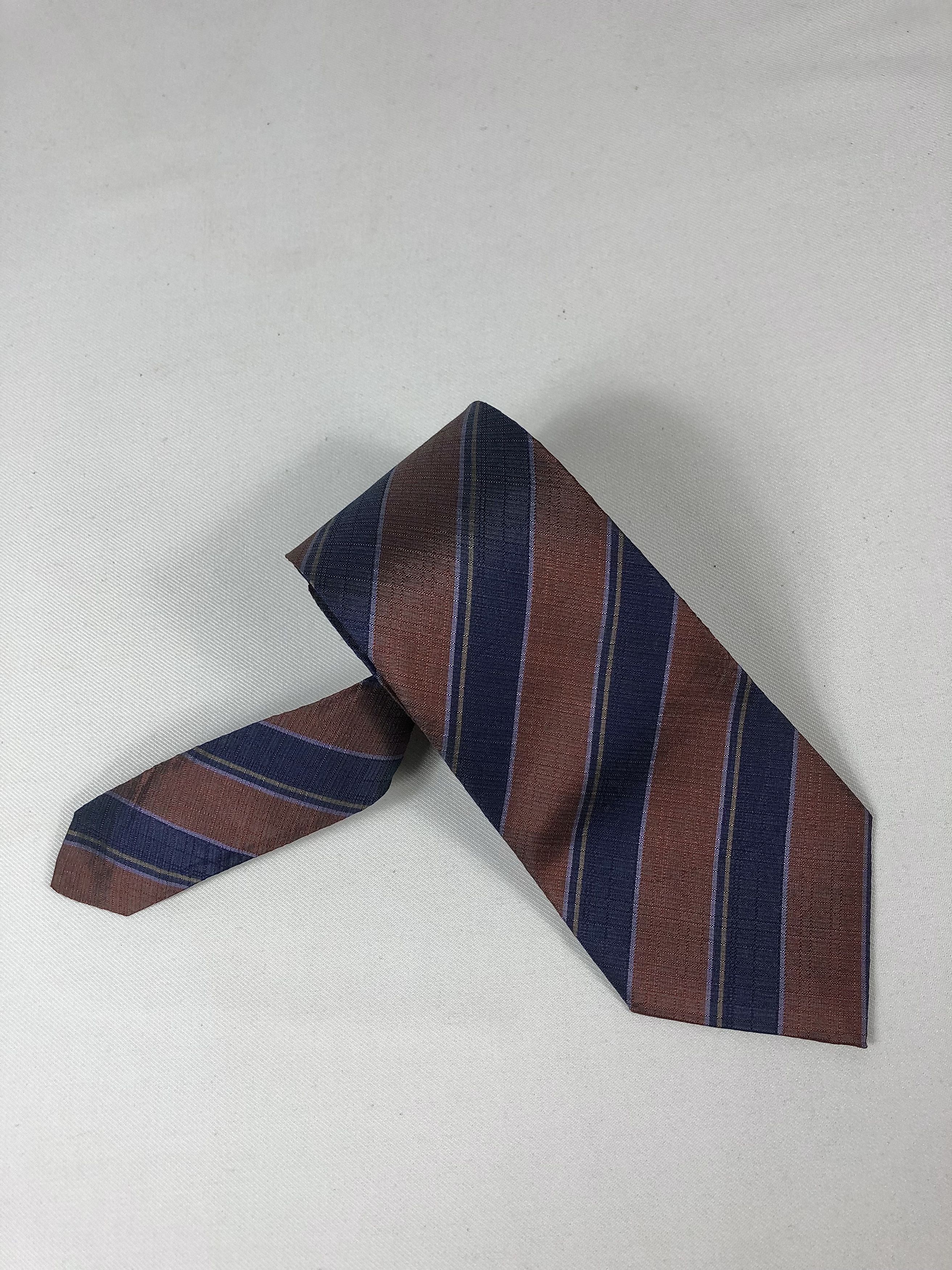 Hysteric Glamour Very Rare Vintage Hysteric Glamour Japan Stripes Silk Tie Size ONE SIZE - 8 Thumbnail