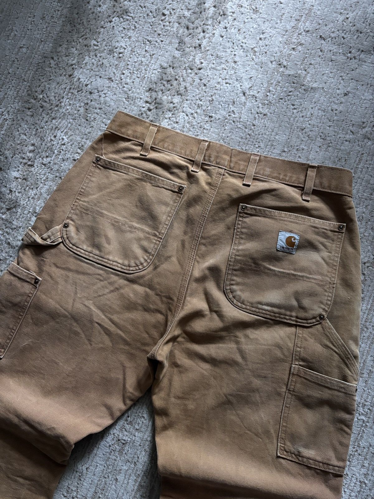 Carhartt Carhartt Vintage Brown Double knee carprenter pants Size US 34 / EU 50 - 5 Thumbnail