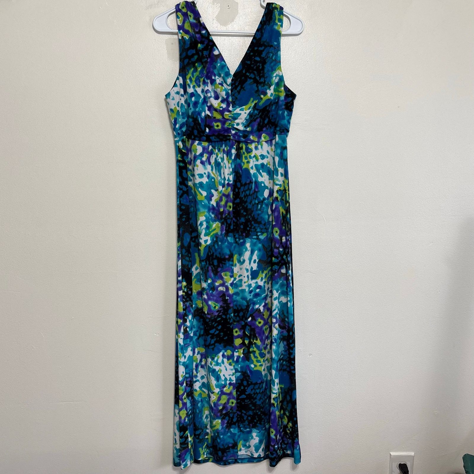 Other Emma & Michele Multicolor Watercolor Tie Dye Dress Size L Size L / US 10 / IT 46 - 2 Thumbnail