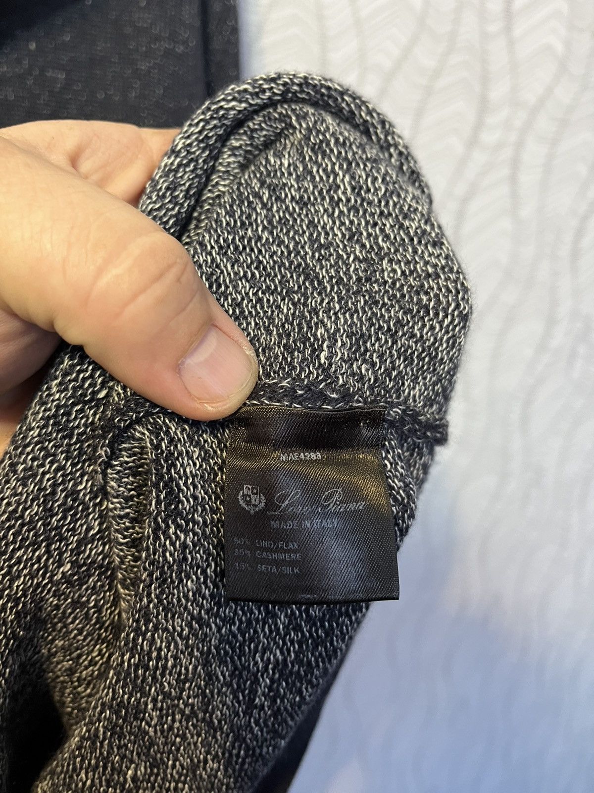Loro Piana Loro Piana Half-Zip Jupmer Sweater Cashmere Linen Silk XXL Size US XXL / EU 58 / 5 - 14 Thumbnail