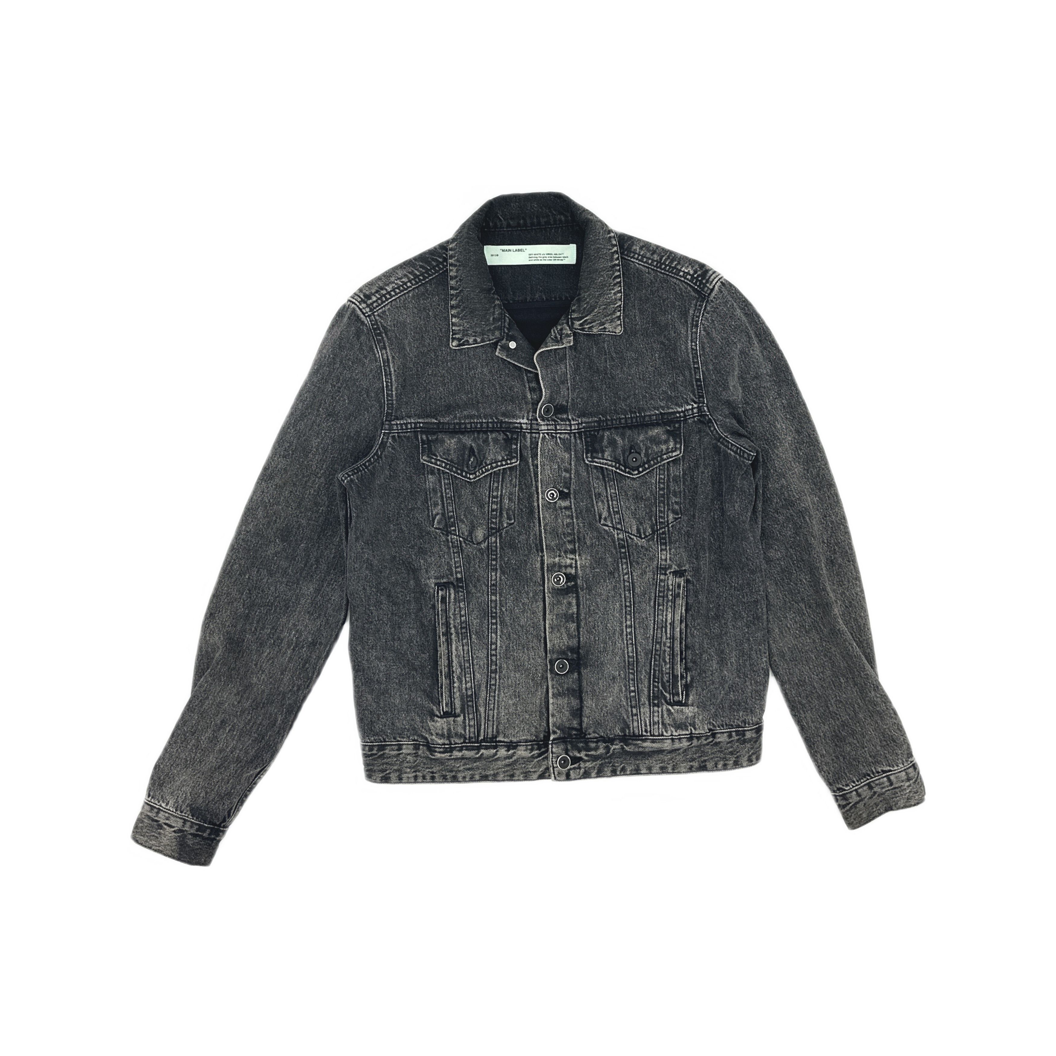 Off-White OFF-WHITE Graphic Artwork Denim Jacket L Size US L / EU 52-54 / 3 - 1 Thumbnail