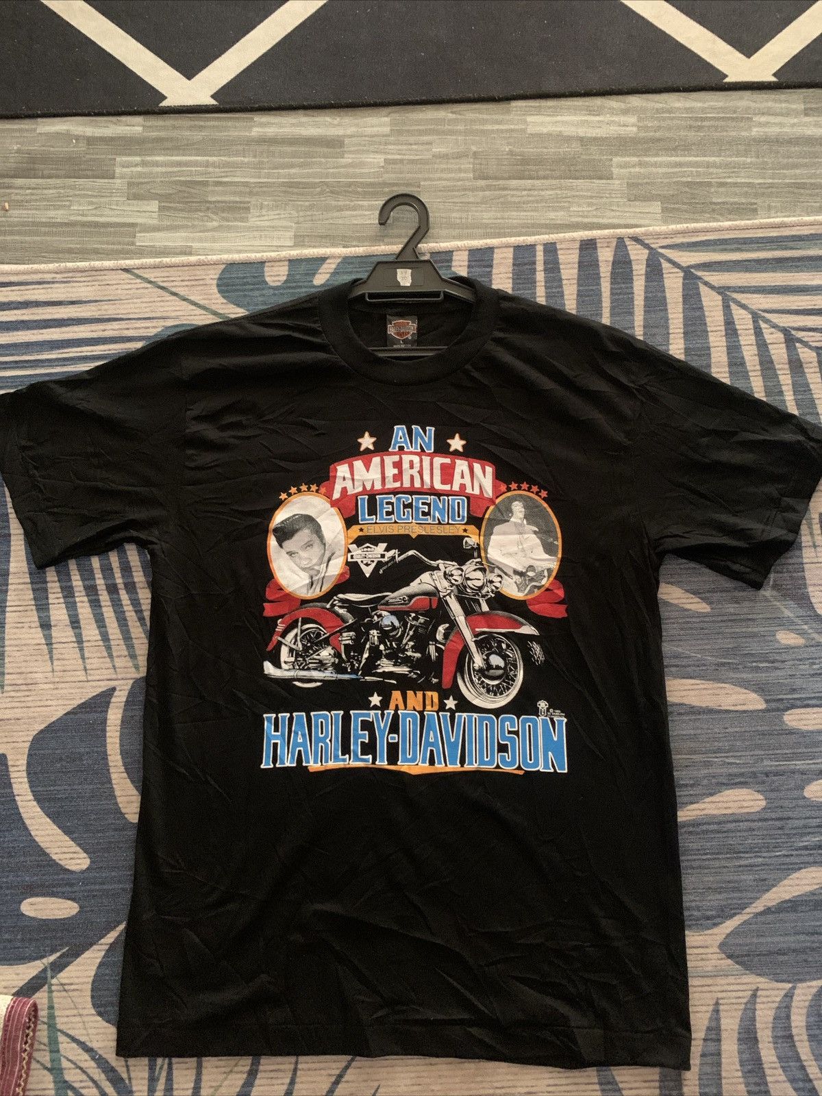 Harley Davidson × Vintage Vintage 1989 Harley-Davidson 3D Emblem Tee Size US L / EU 52-54 / 3 - 1 Thumbnail