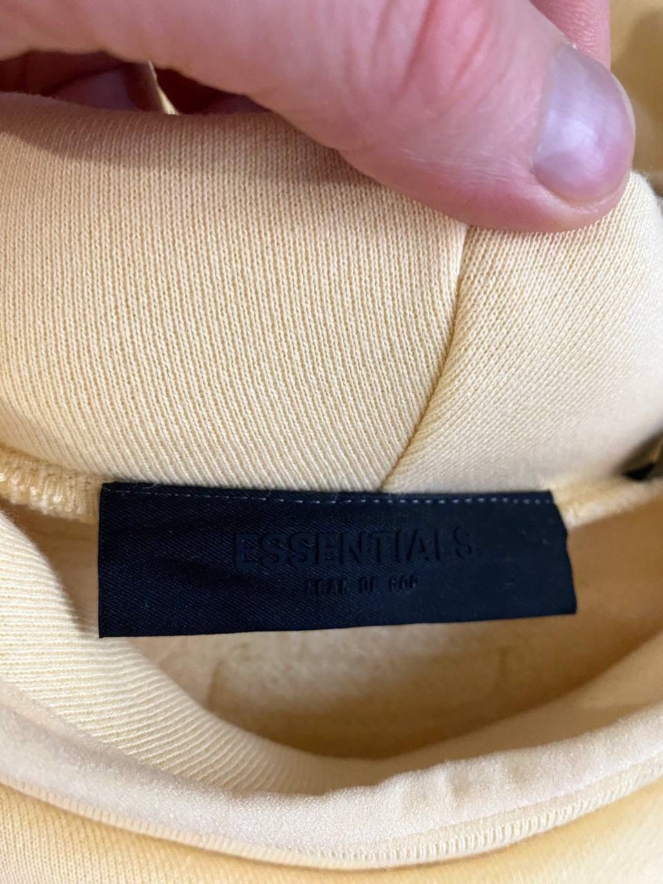 Fear of God Fear Of Good Essential Garden Yellow Pullover Hoodie, Size M Size US M / EU 48-50 / 2 - 10 Thumbnail
