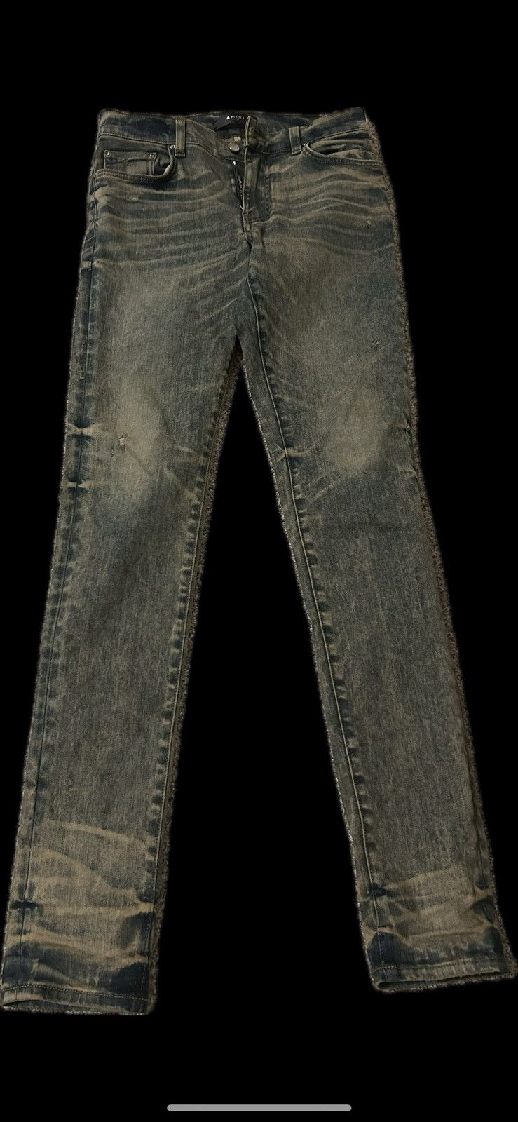 Amiri Sand Washed Blue Denim Size US 30 / EU 46 - 1 Thumbnail