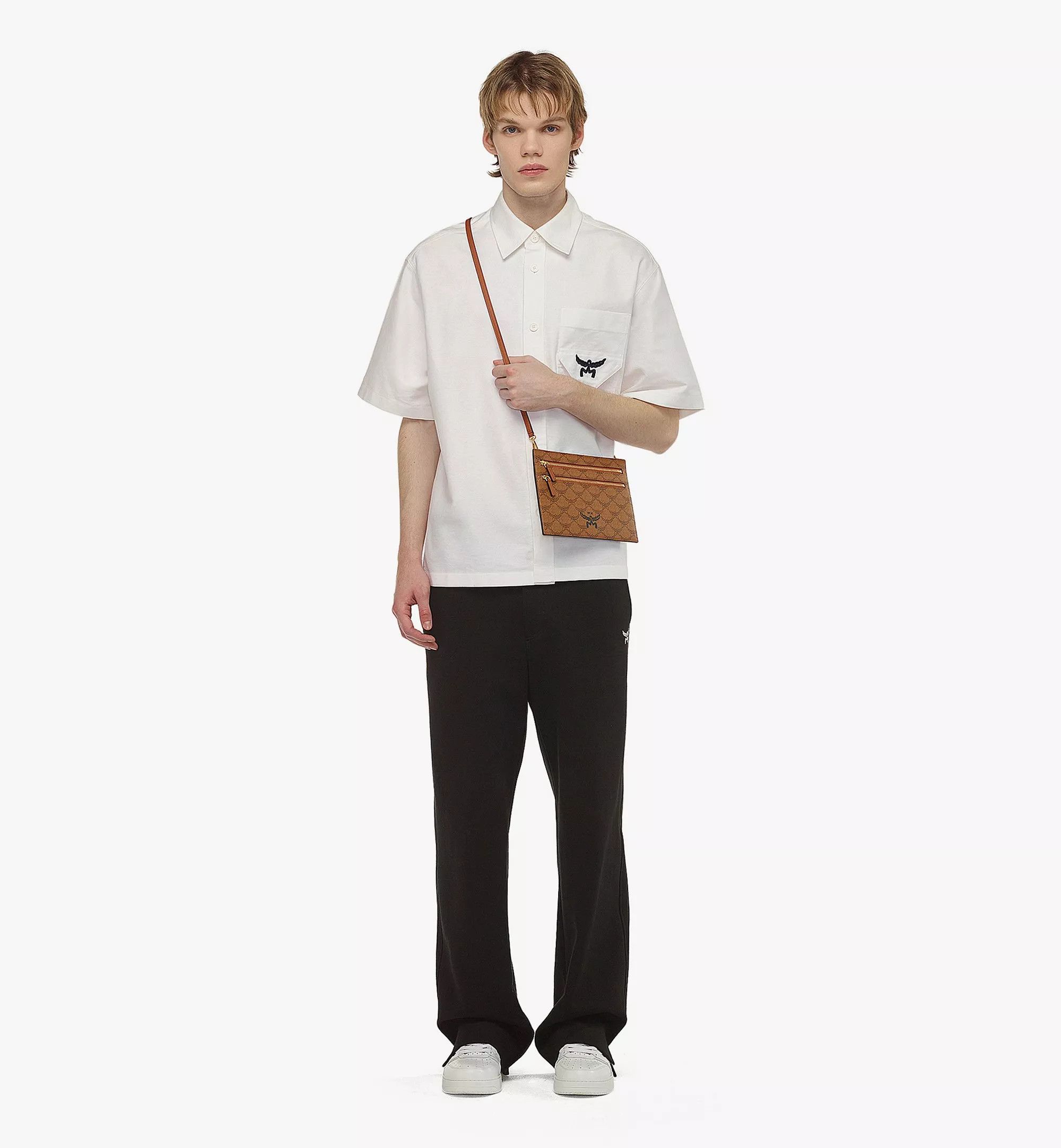 MCM o1mt1gz1224 Size: OS / Unisex Small Pouch in Brown Size ONE SIZE - 2 Thumbnail