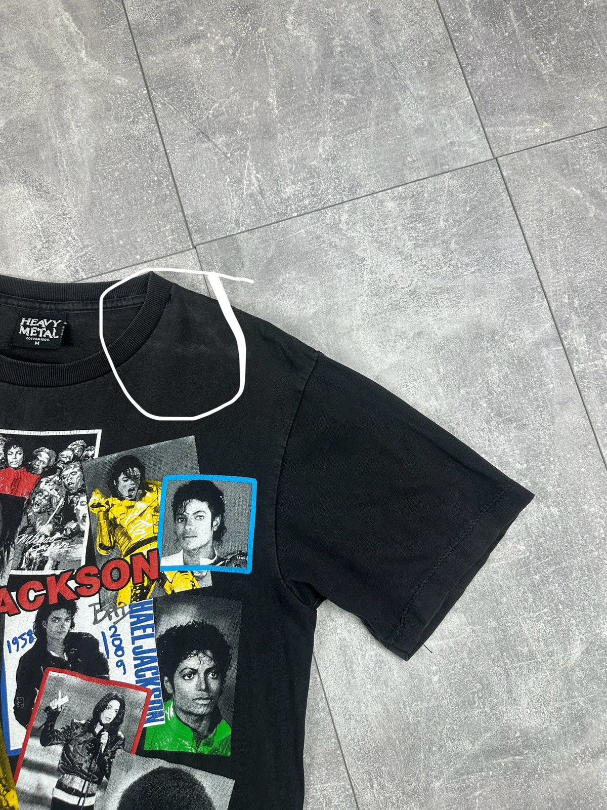 Gildan Michael Jackson Number Ones Overprint Logo Heavy Metal Shirt Size US M / EU 48-50 / 2 - 6 Thumbnail