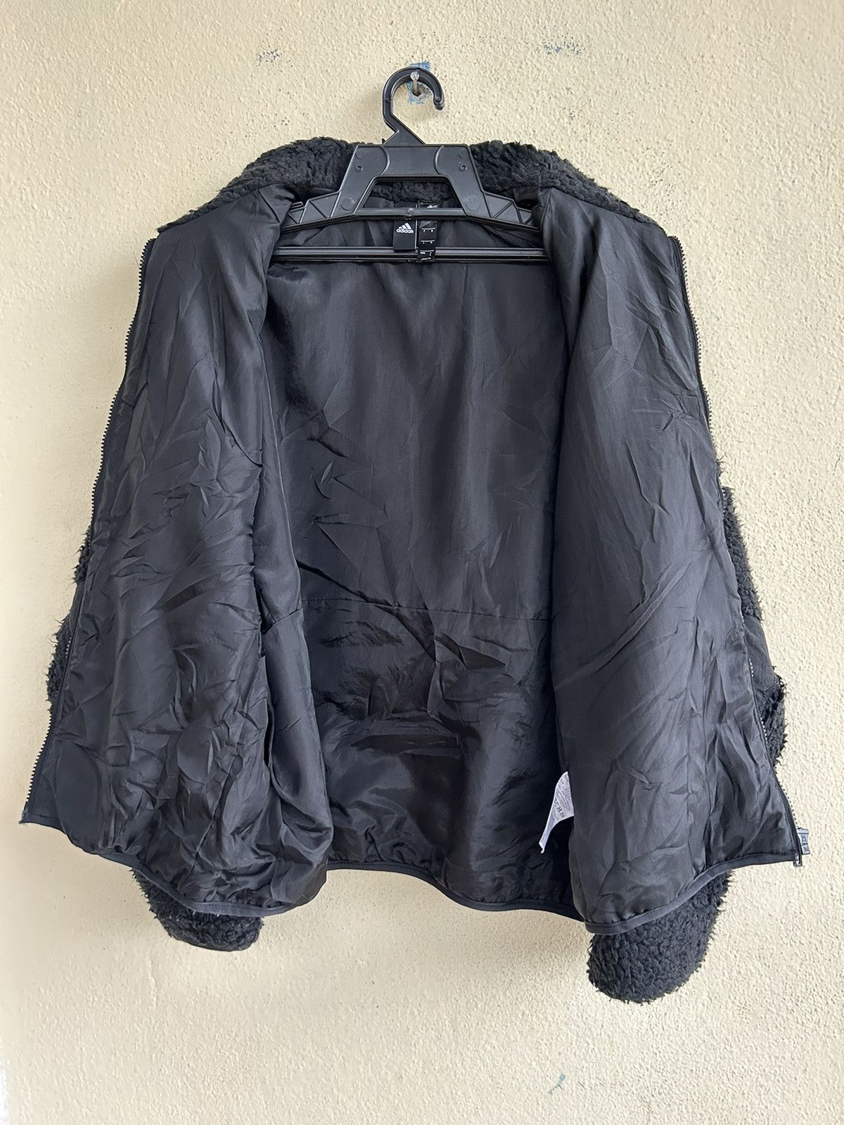 Adidas Adidas Three Stripes Zip Up Sherpa Fleece Size US S / EU 44-46 / 1 - 3 Thumbnail