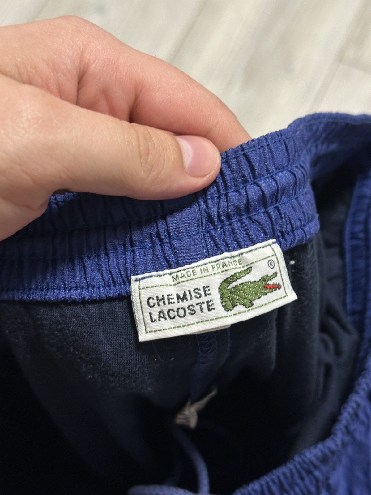 Lacoste Chemise Lacoste vintage 90s made in France sweatpants track Size US 34 / EU 50 - 3 Thumbnail