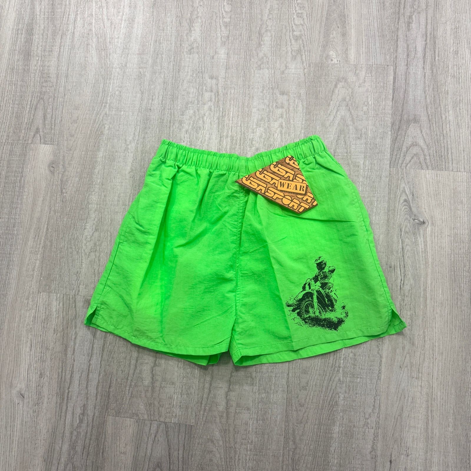 Vintage NEW Vintage USA Sport Surf Shorts Mens Small Green 80s Size US 26 / EU 42 - 1 Thumbnail