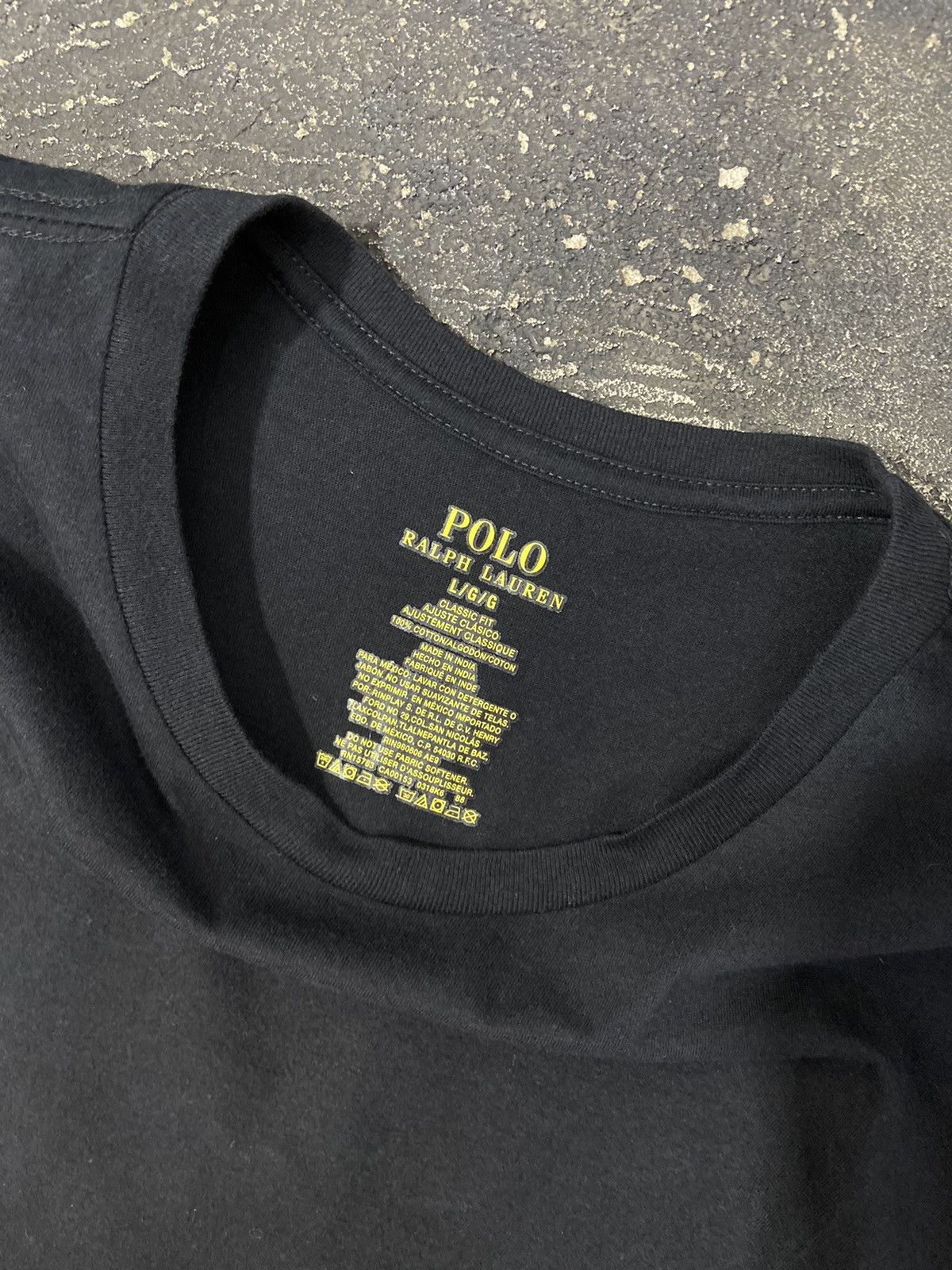 Polo Ralph Lauren × Ralph Lauren Polo Ralph Lauren Small Pony Embroidered Tshirt Navy Size US L / EU 52-54 / 3 - 9 Thumbnail