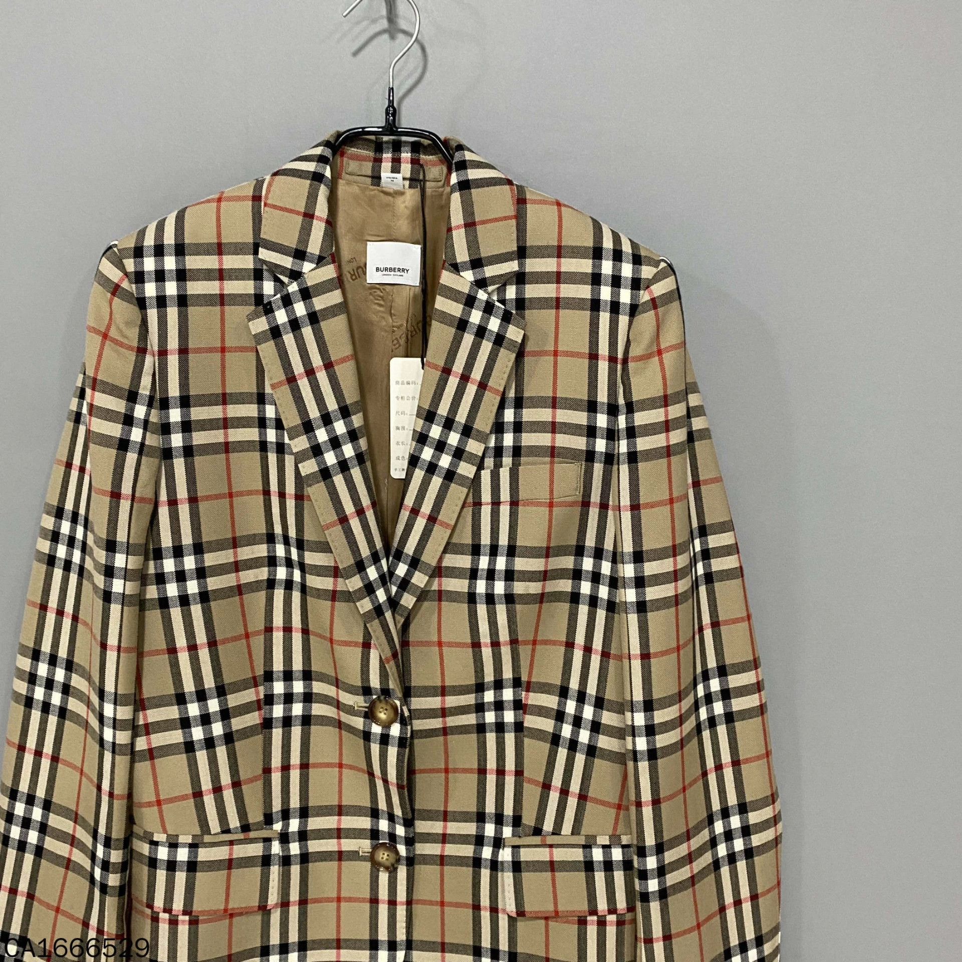 Burberry Burberry Classic Check Blazer Women's UK6 99 New Size XS / US 0-2 / IT 36-38 - 1 Thumbnail