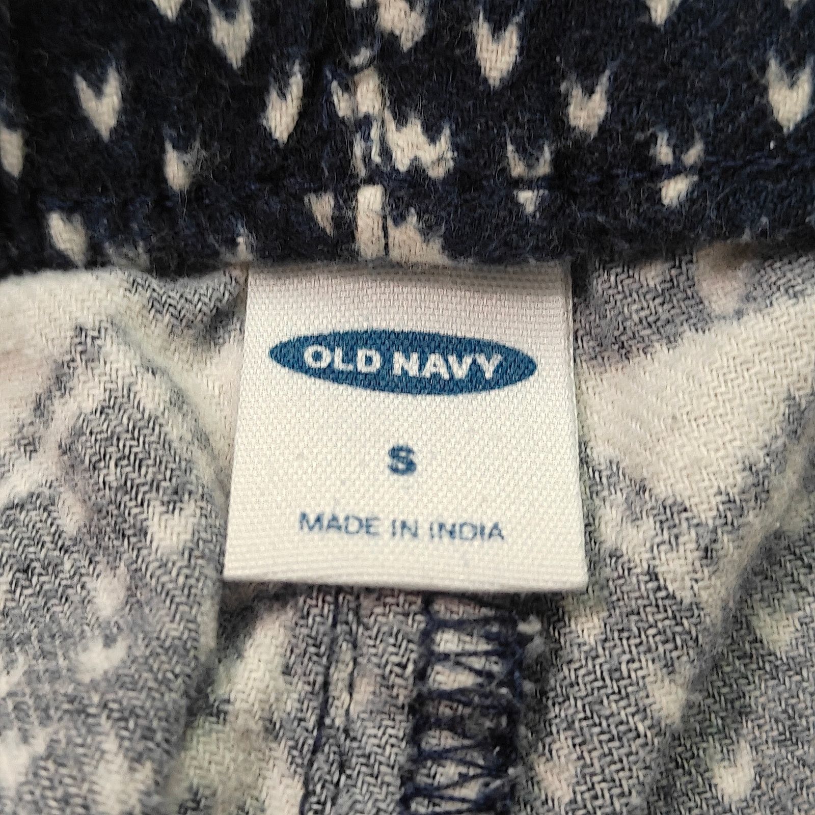Old Navy Old Navy Printed Flannel Pajama Pants Blue White Small Size ONE SIZE - 2 Thumbnail