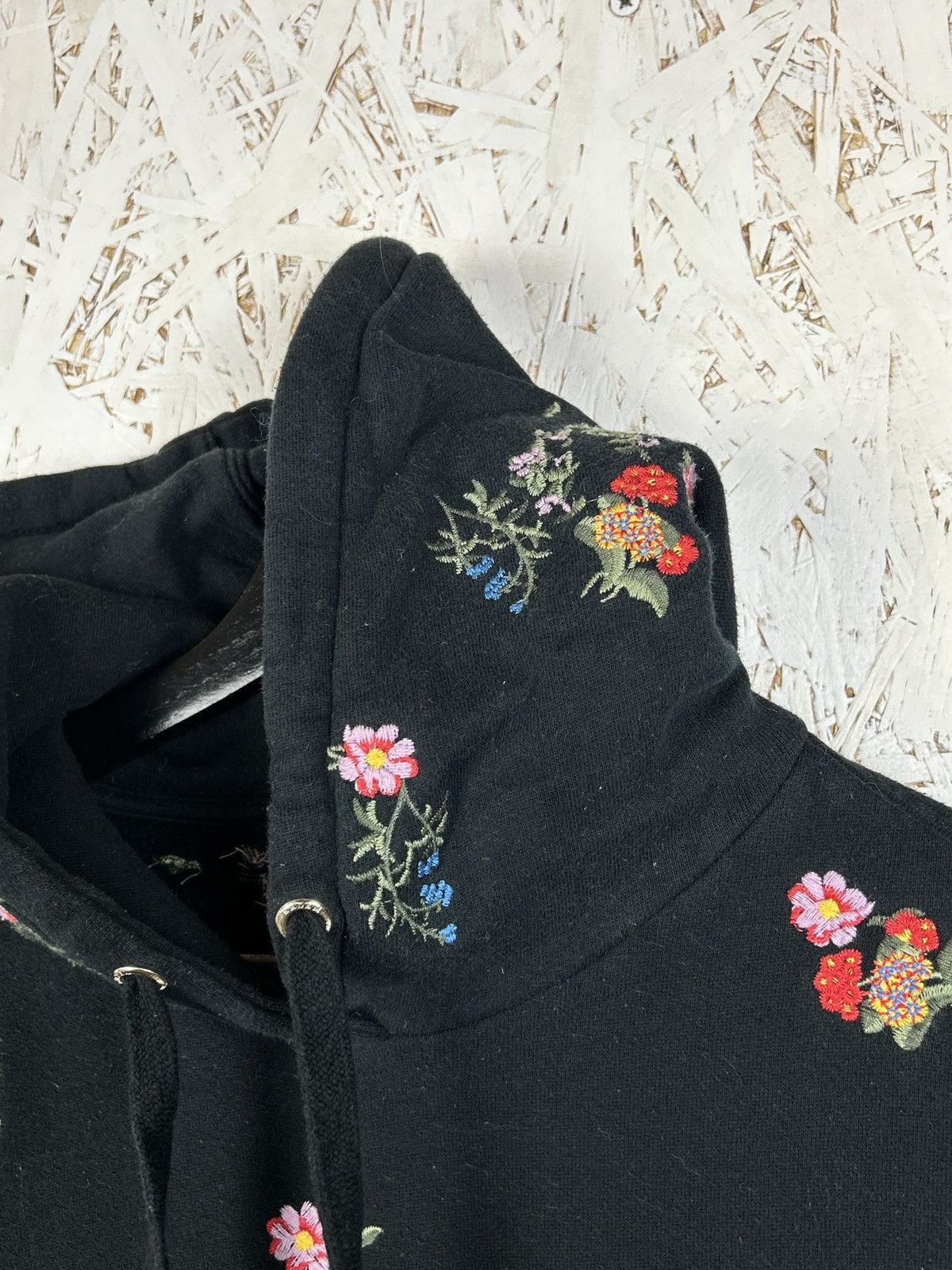 Erdem Erdem x H&M FW17 Floral Flower Embroidery Hoodie Black S Size US S / EU 44-46 / 1 - 5 Thumbnail