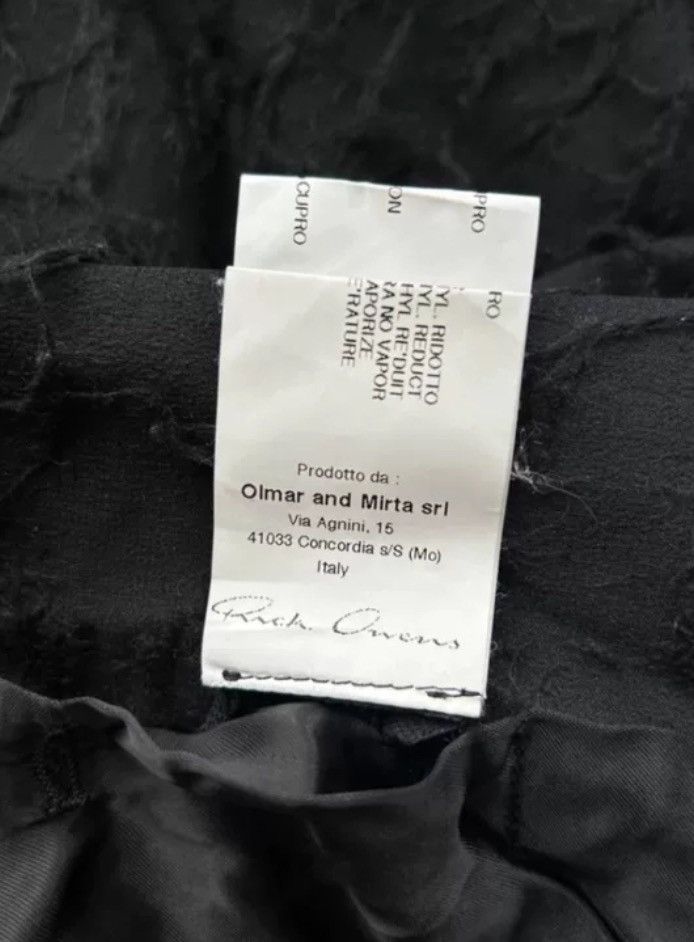 Rick Owens Rick Owens early silk shattered texture dark suit jacket Size US M / EU 48-50 / 2 - 7 Thumbnail