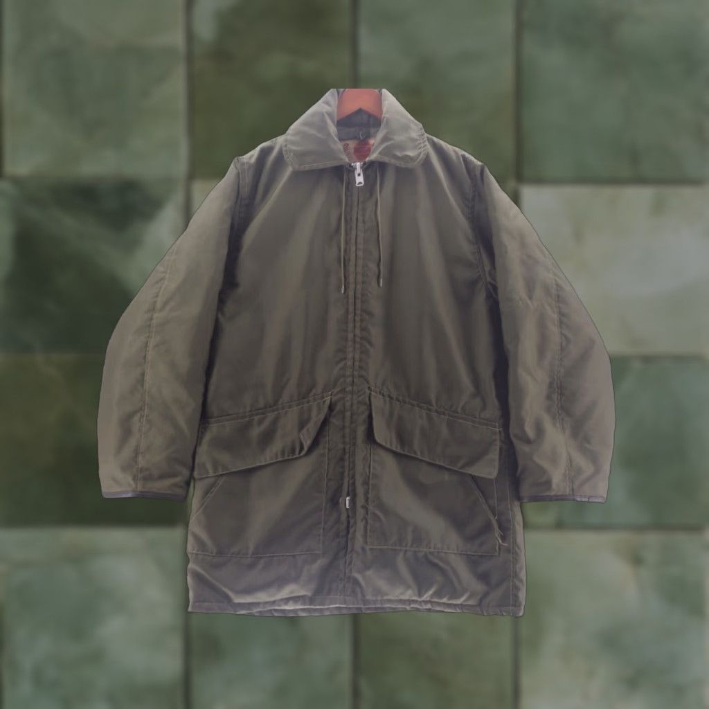 Vintage VINTAGE Hood Duxbak Jacket Coat Parka 70s Outdoor Green XL Mens Hooded Vintage 1970s Hunting Coat Mens Green XL Hooded Size US XL / EU 56 / 4 - 1 Thumbnail