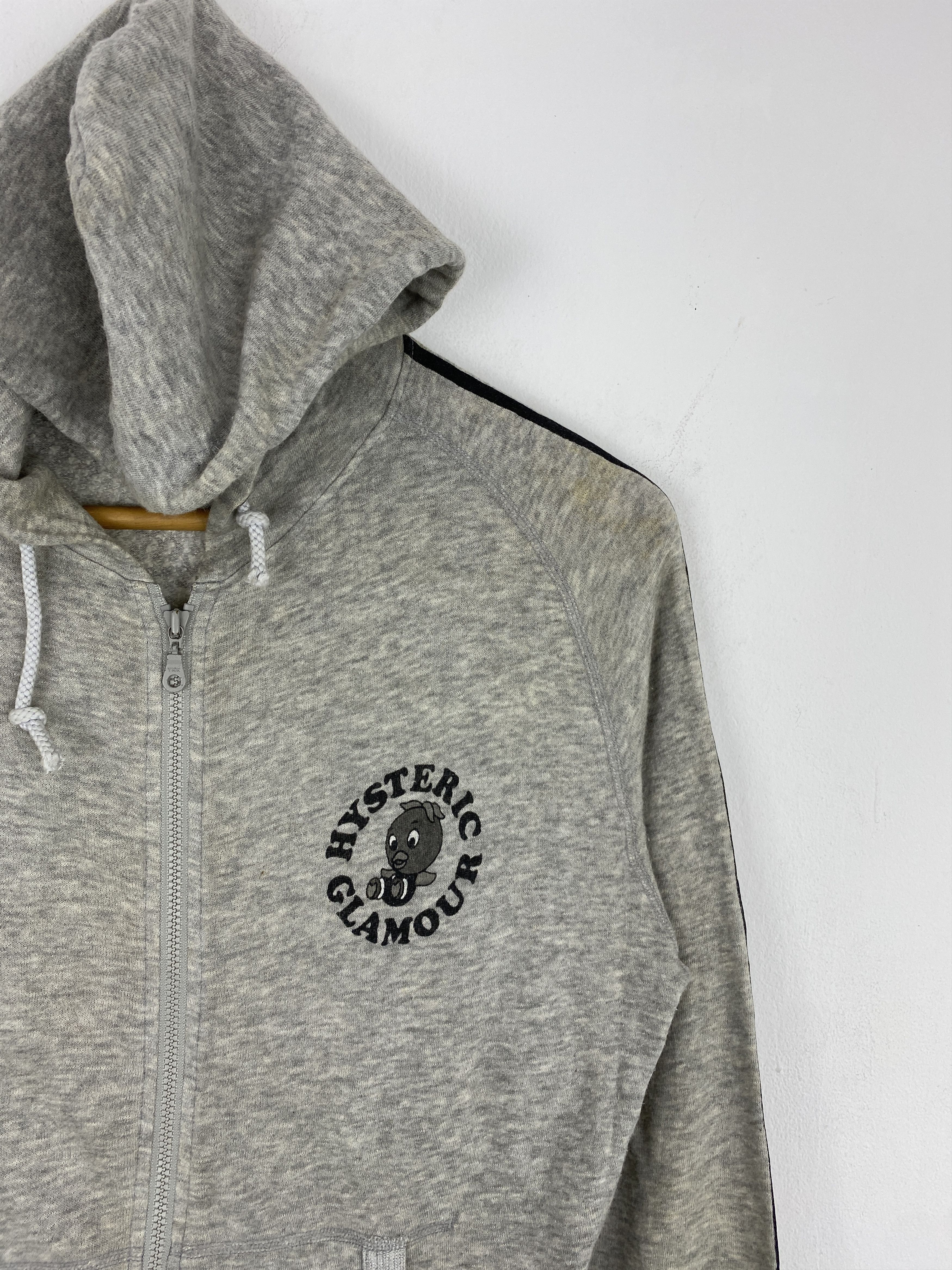 Designer × Hysteric Glamour × Vintage Vintage Hysteric Glamour Spell Out Backhit Hoodie J1963 Size US XXS / EU 40 - 9 Thumbnail
