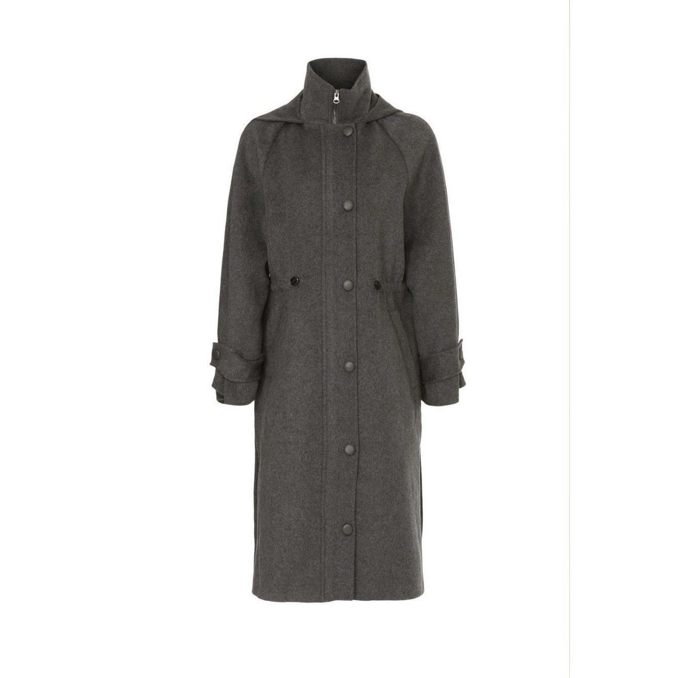 Jason Wu Jason Wu Drawstring Wool Coat - Size Xsmall Size XS / US 0-2 / IT 36-38 - 2 Thumbnail