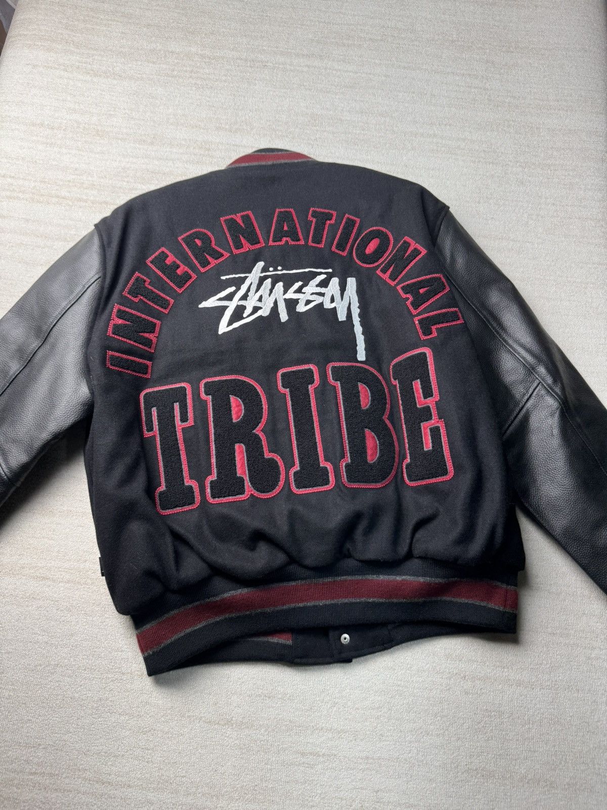Stussy 35th anniversary international tribe varsity XL | Grailed