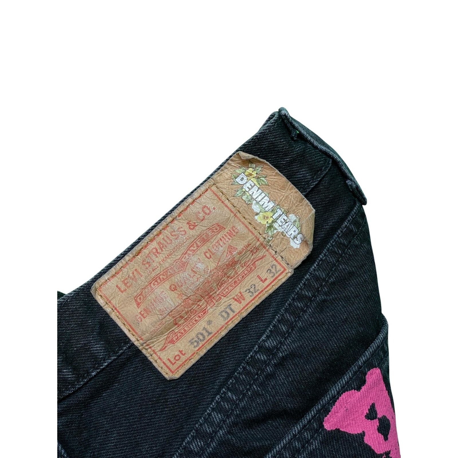 DENIM TEARS Levis Denim Tears B Stroy Black Jeans Size US 32 / EU 48 - 2 Thumbnail
