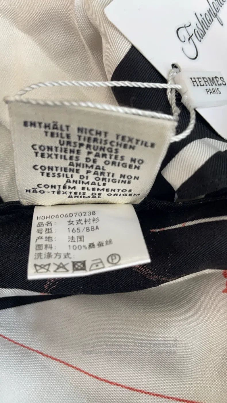 Hermes Hermes Silk Twill Shirt Size XS / US 0-2 / IT 36-38 - 5 Thumbnail